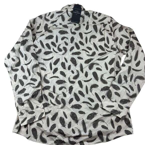 Peter Werth London Paisley Print Button Down Shirt - XL - Picture 3 of 5